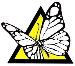 Lebensfreudiger Schmetterling